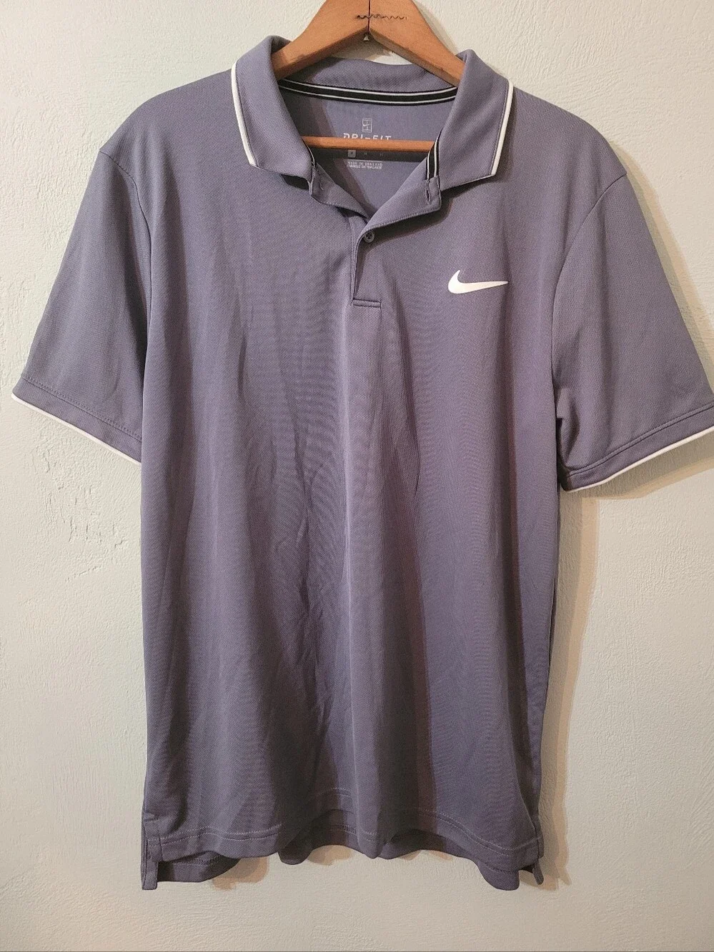 Nike Dri-fit Men's Sport Polo Shirt Size Medium! New Without Tag!